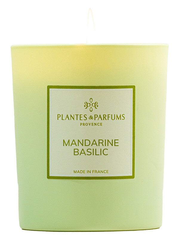 Bougie Parfumée Mandarine Basilic 180g