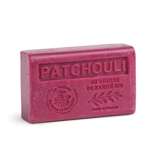 Savon à l'huile d'Olive Bio parfumé au Patchouli 125g