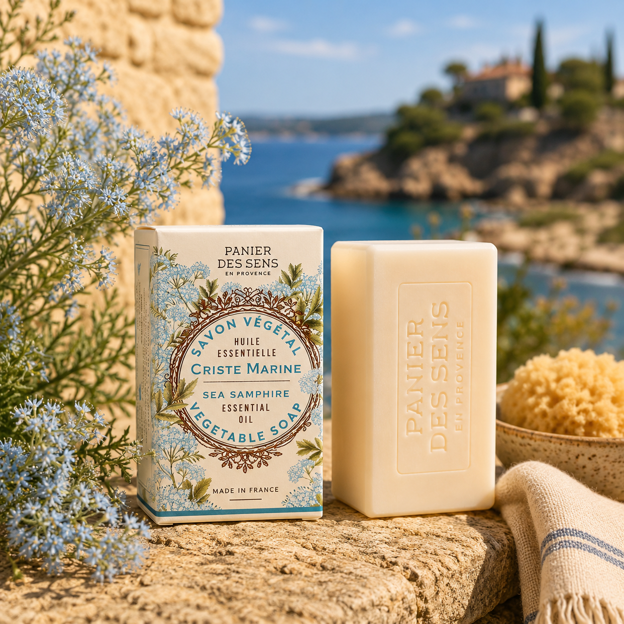 Savon solide végétal - Criste Marine Tonifiante 150g