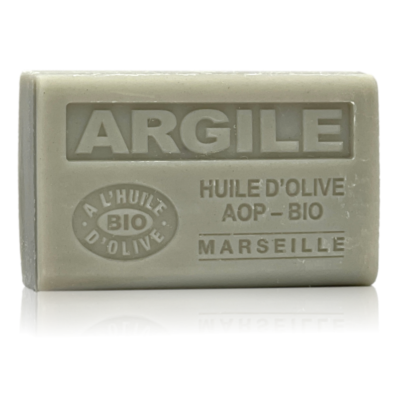 Savon à l'huile d'olive Bio parfumé à l'Argile Verte 125g