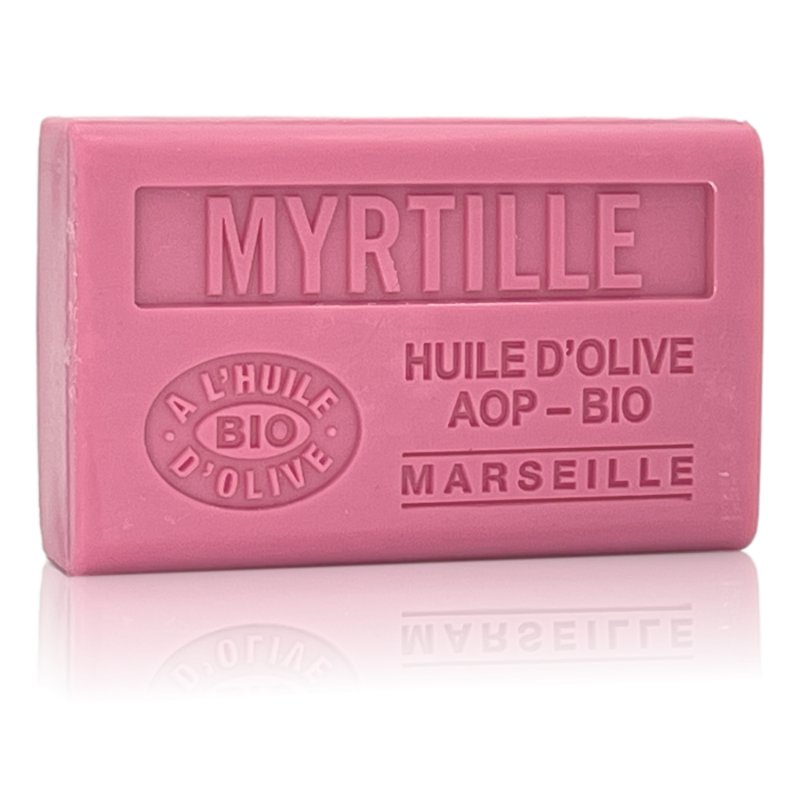 Organic Olive Oil Soap scented with Blueberry 125g