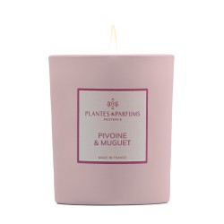 Bougie soja 180g Pivoine et...