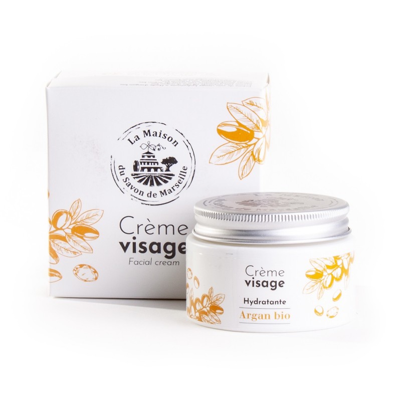 Crème Visage - 50ml - Huile d'Argan Bio