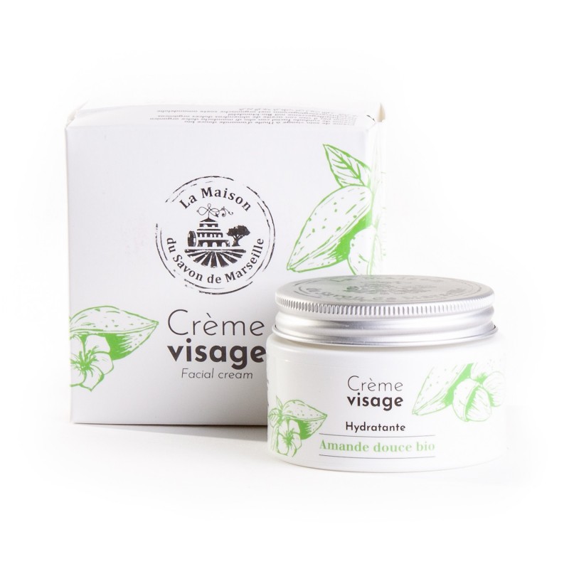 crème visage Anti-pollution à l'Amande douce certifié bio