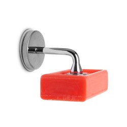 Stainless steel suction cup soap holder