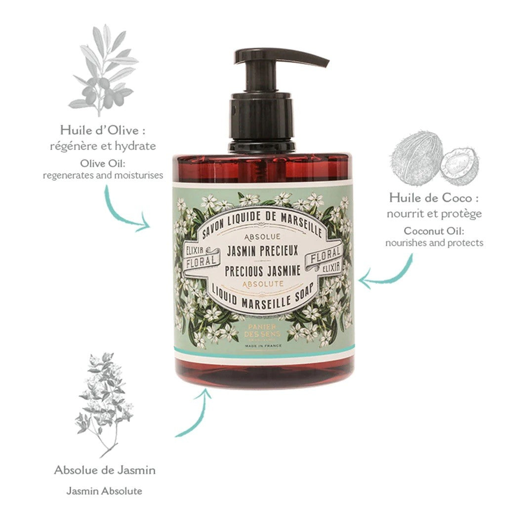 Marseille Liquid Soap - Precious Jasmine 500ml