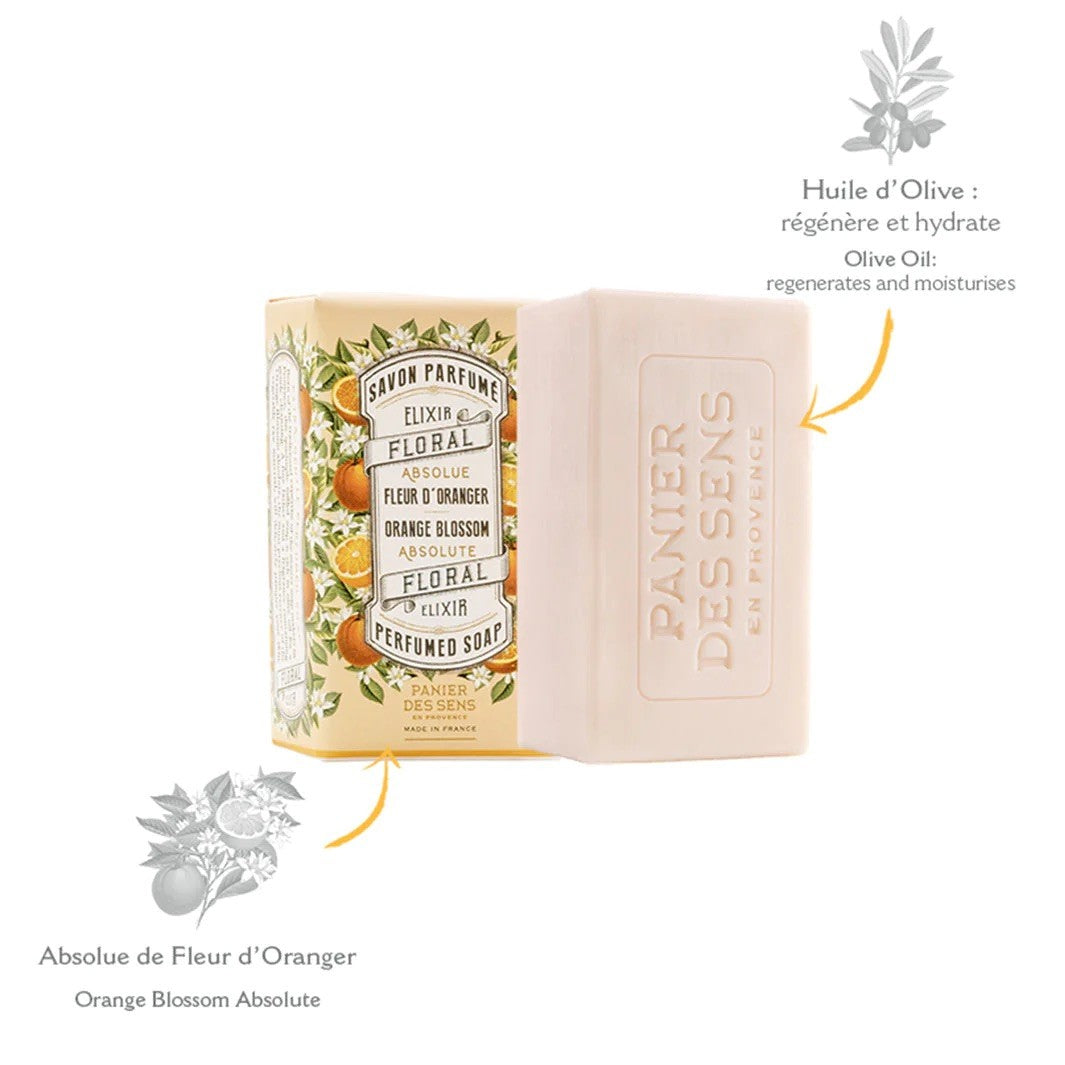 Savon solide parfumé - Fleur d'Oranger 150g