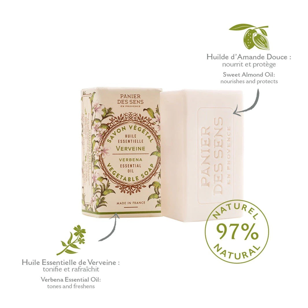 Savon solide végétal - Verveine Relaxante 150g