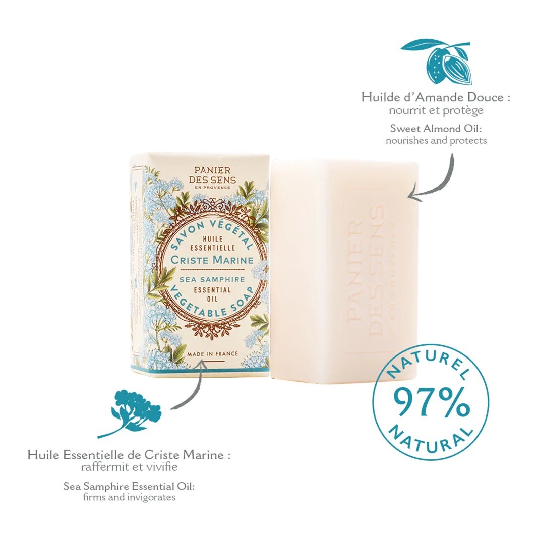 Savon solide végétal - Criste Marine Tonifiante 150g