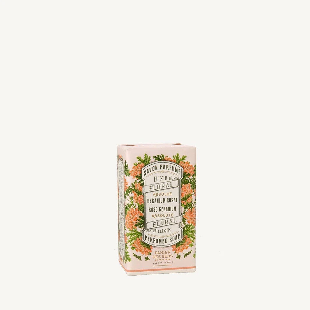 Solid perfumed soap - Rose Geranium 150g