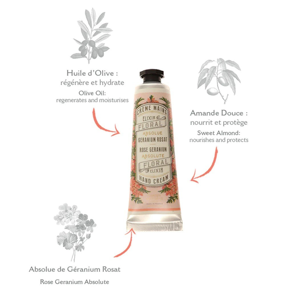 Crème pour les mains - Géranium Rosat 30ml