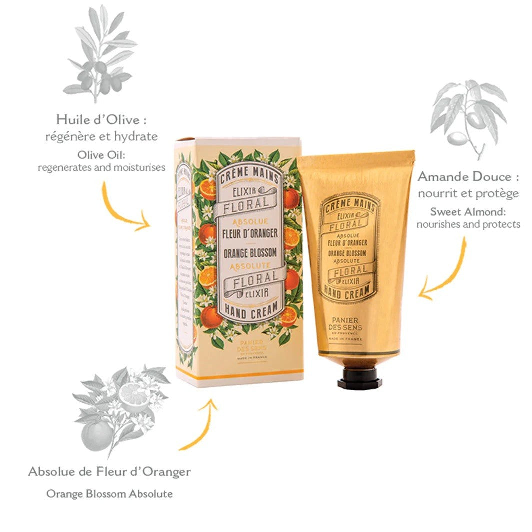 Crème pour les mains - Fleur d'oranger 75ml