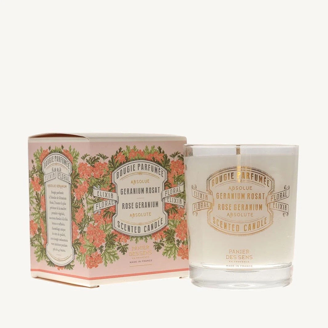 Geranium Scented Candle 180g
