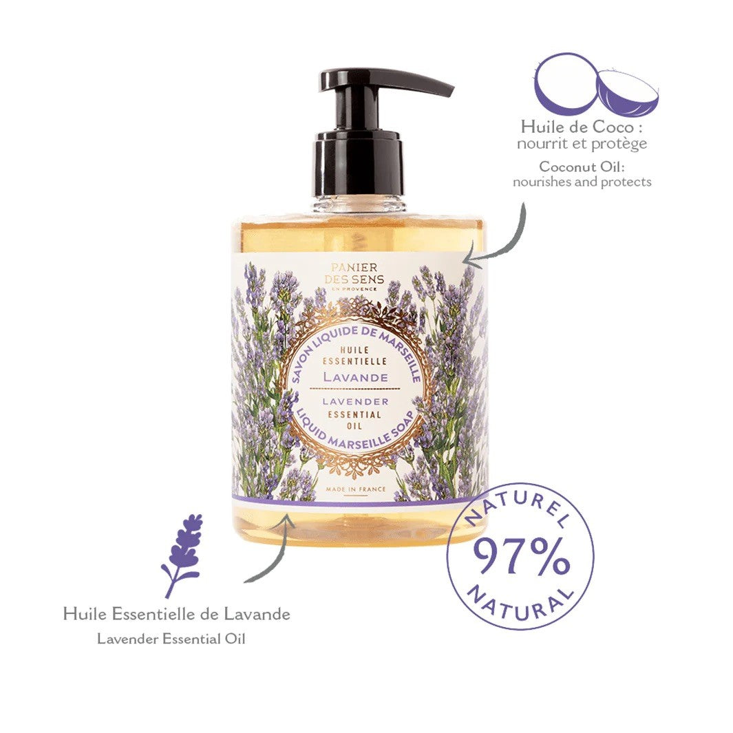 Savon liquide de Marseille - Lavande apaisante 500ml