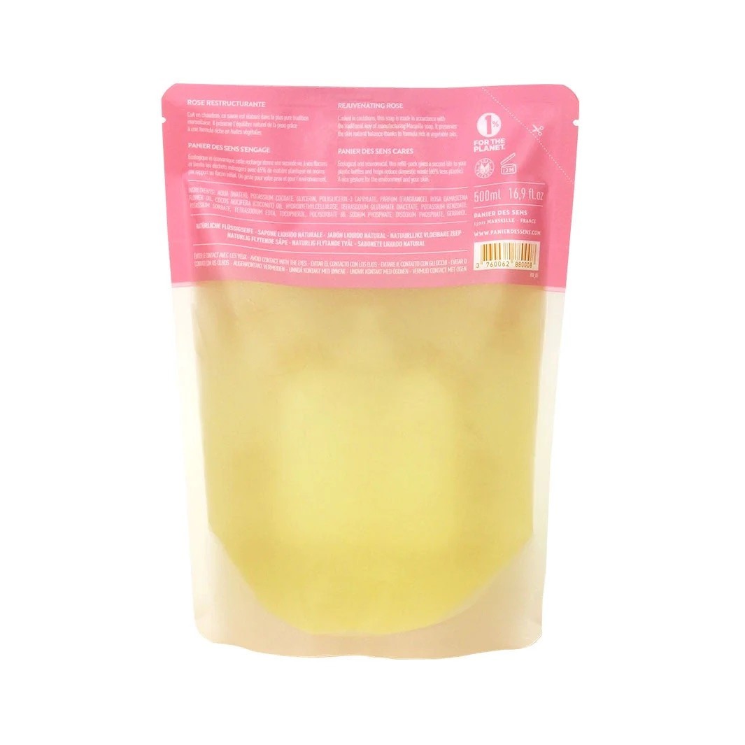 Recharge savon liquide de Marseille - Rose 500ml