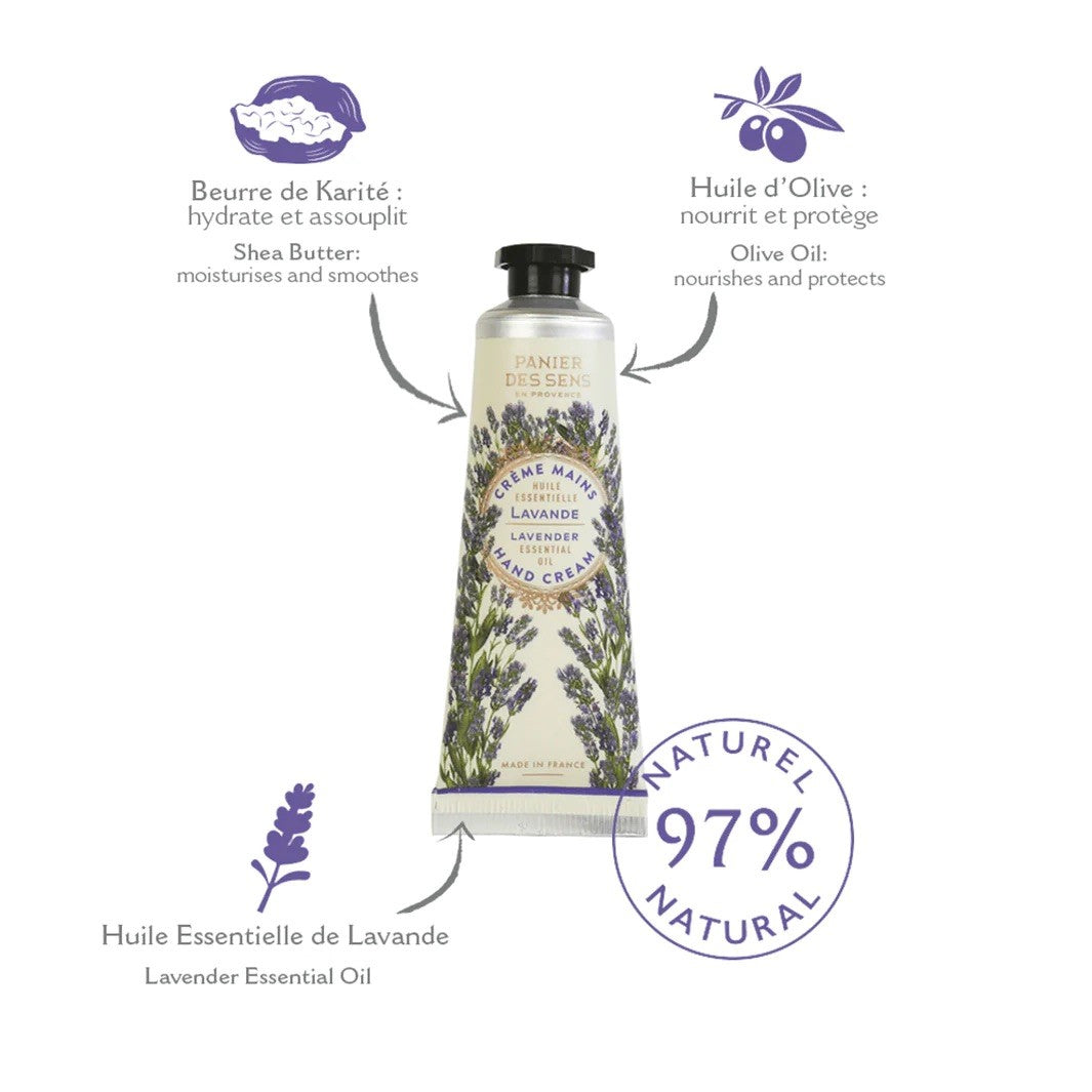 Crème pour les mains - Lavande 30ml