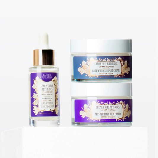 Complete anti-aging routine - Serum + Rich Cream + Night Cream