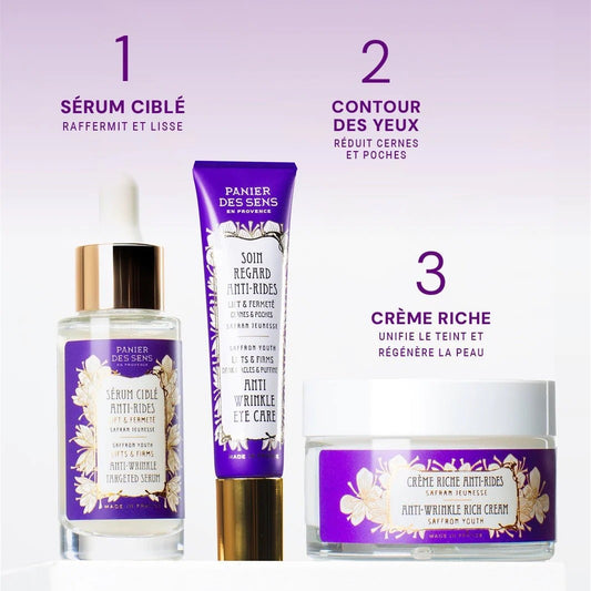 Anti-Aging Day Routine - Serum + Eye Contour Treatment + Day Cream