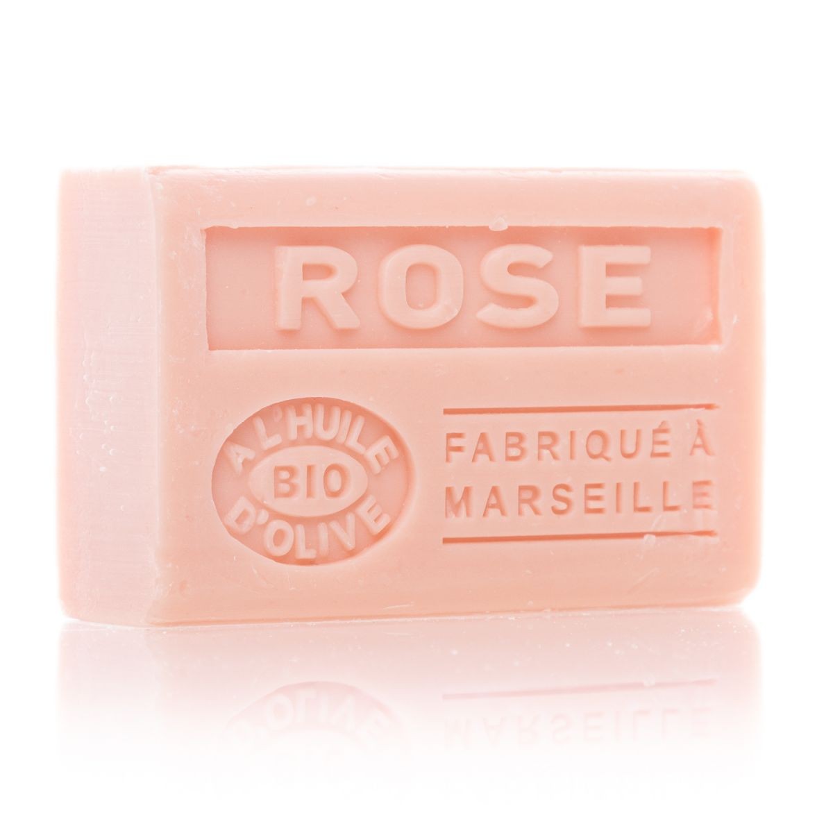 Savon à l'huile d'Olive Bio parfumé à la Rose 125g