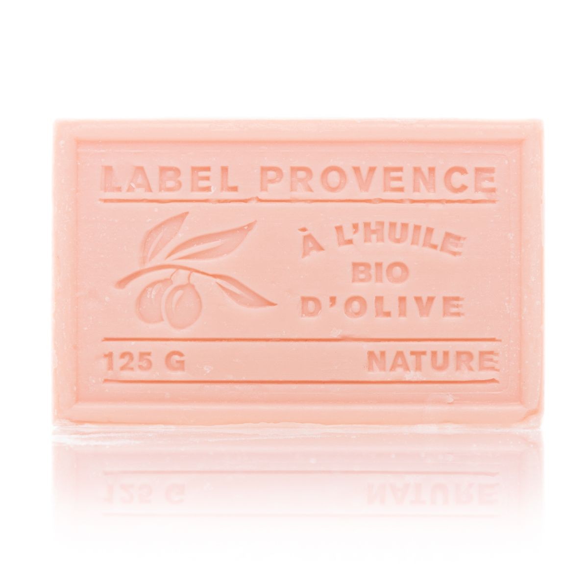 Savon à l'huile d'Olive Bio parfumé à la Rose 125g