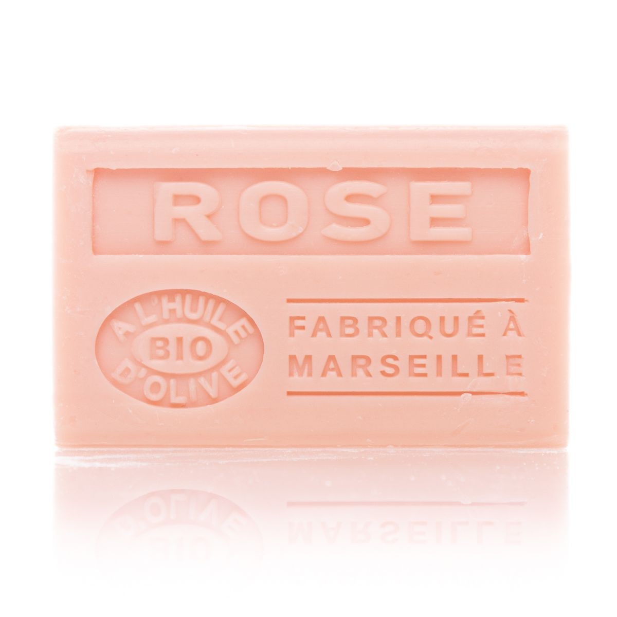 Savon à l'huile d'Olive Bio parfumé à la Rose 125g