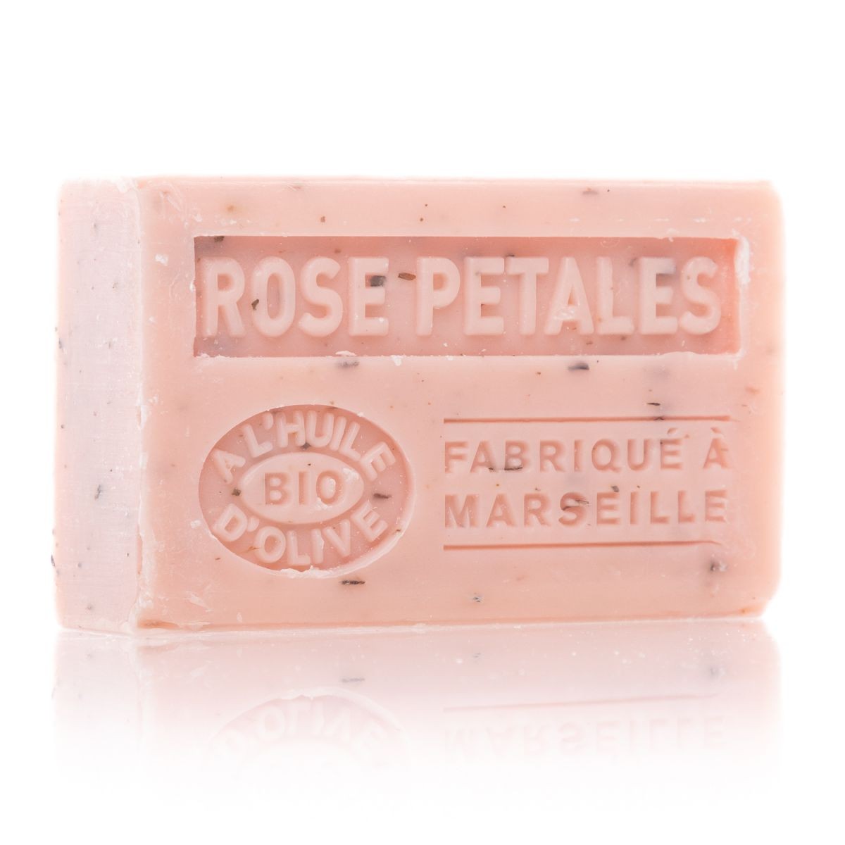 Savon à l'huile d'olive Bio parfumé aux Pétales de Rose 125g