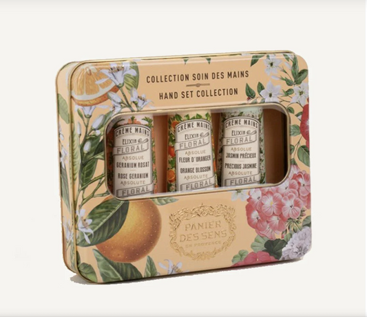 Set of 3 Hand Creams with Perfume Absolutes - Orange Blossom, Geranium and Jasmine (3x30ML)