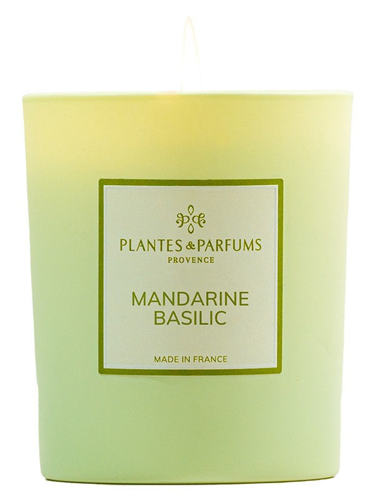 Mandarin Basil Scented Candle 180g