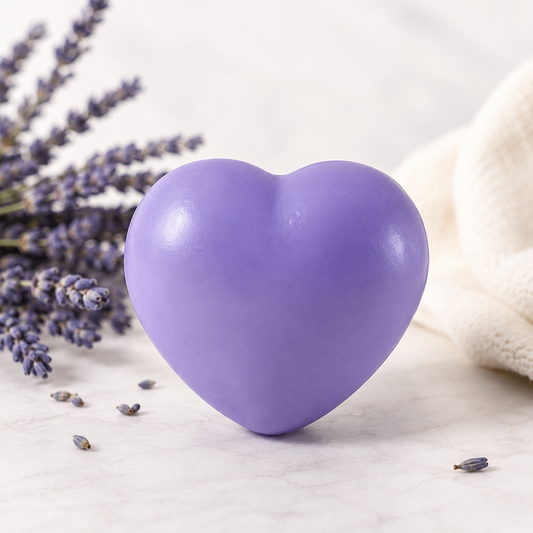 Savon fantaisie 40g Coeur Violet