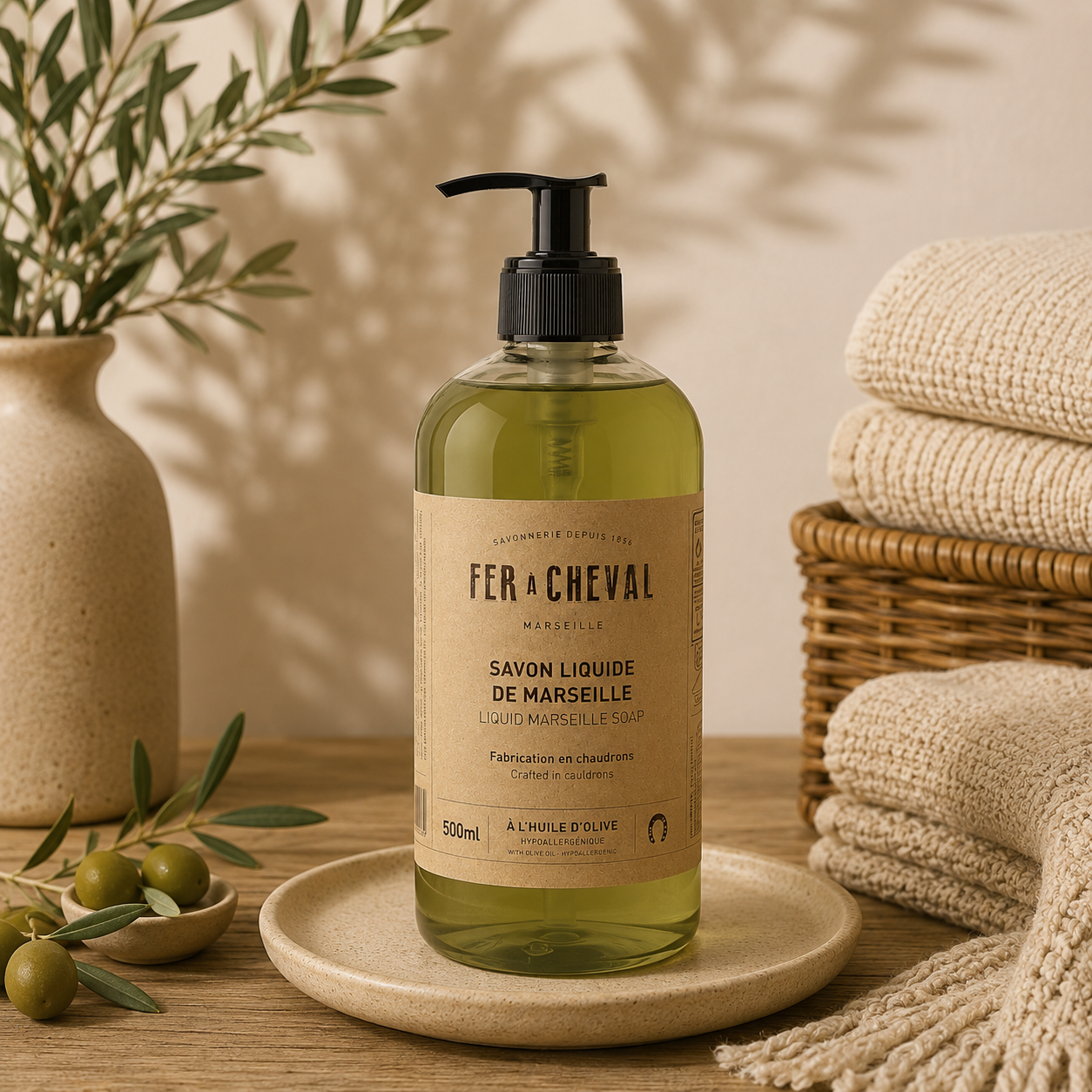 Marseille Liquid Soap with Olive Oil 500ml