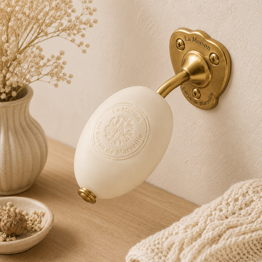 Porte Savon Mural en Laiton