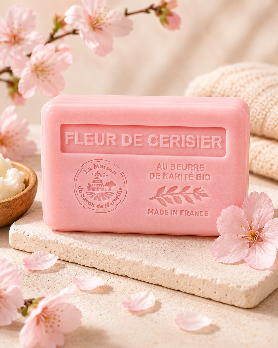 Cherry Blossom Scented Soap 125g