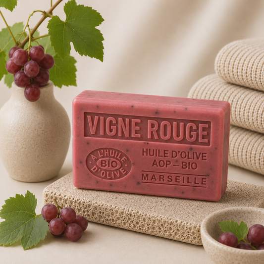 Savon Parfumé à la Vigne Rouge 125g