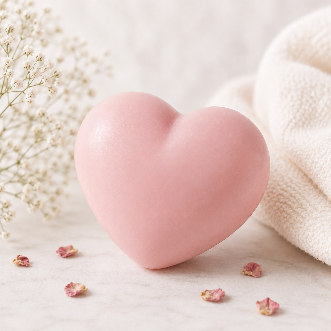 Savon fantaisie 40g Coeur Rose