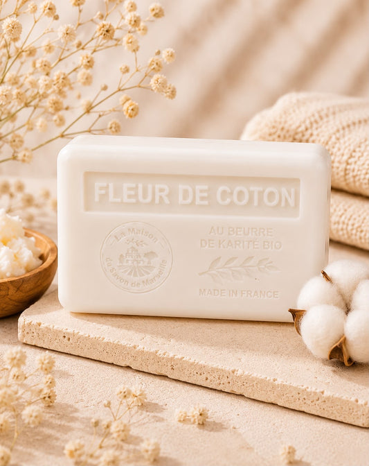 Savon Parfumé à la Fleur de Coton 125g