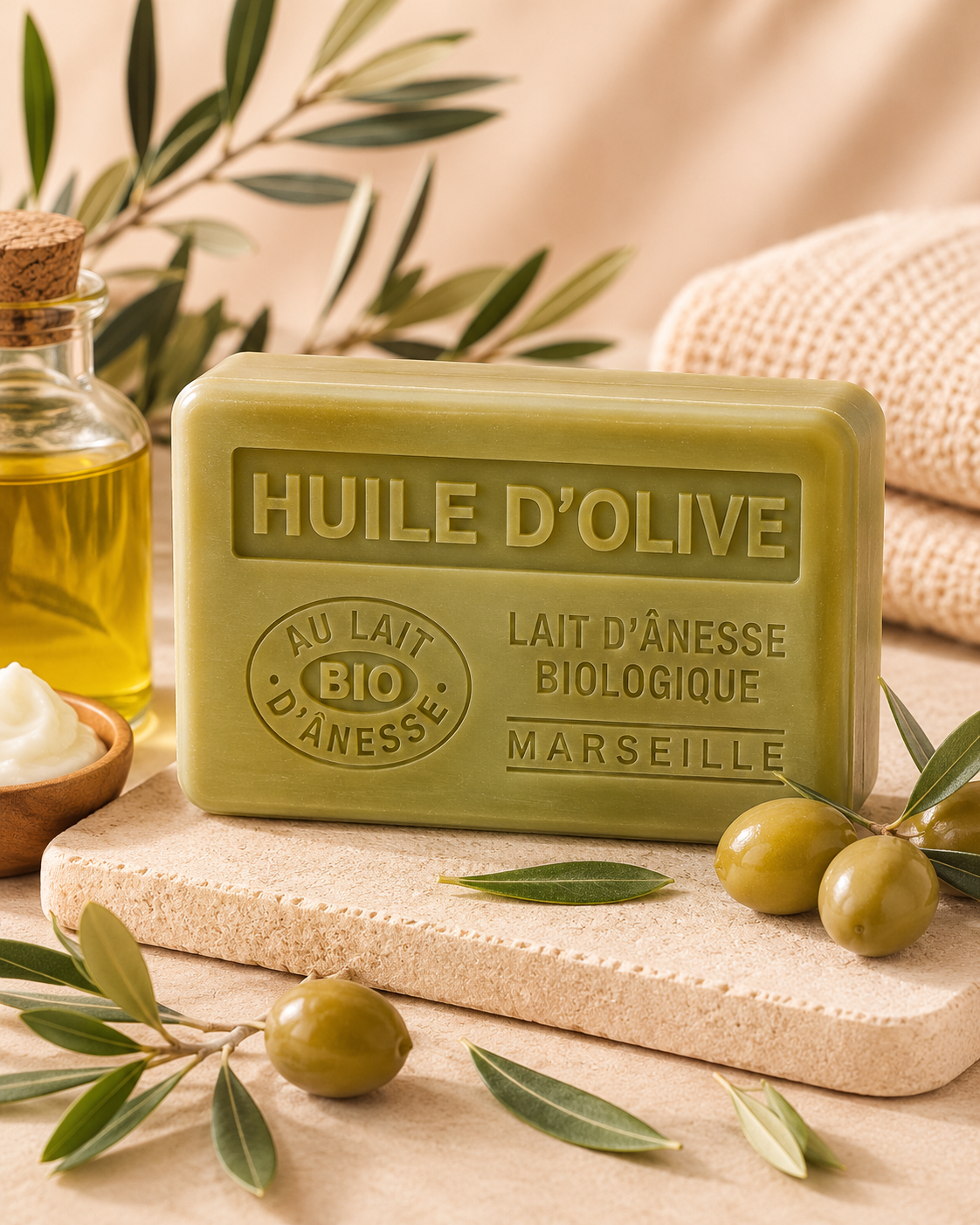 Organic Scented Olive Oil Soap - 125g - I ❤️ DAD