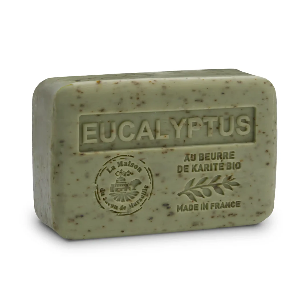 Savon solide parfumé à l'eucalyptus – Au beurre de karité bio 250g