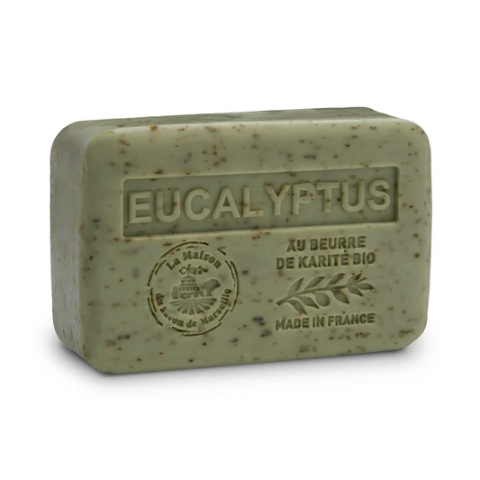 Savon solide parfumé à l'eucalyptus – Au beurre de karité bio 250g