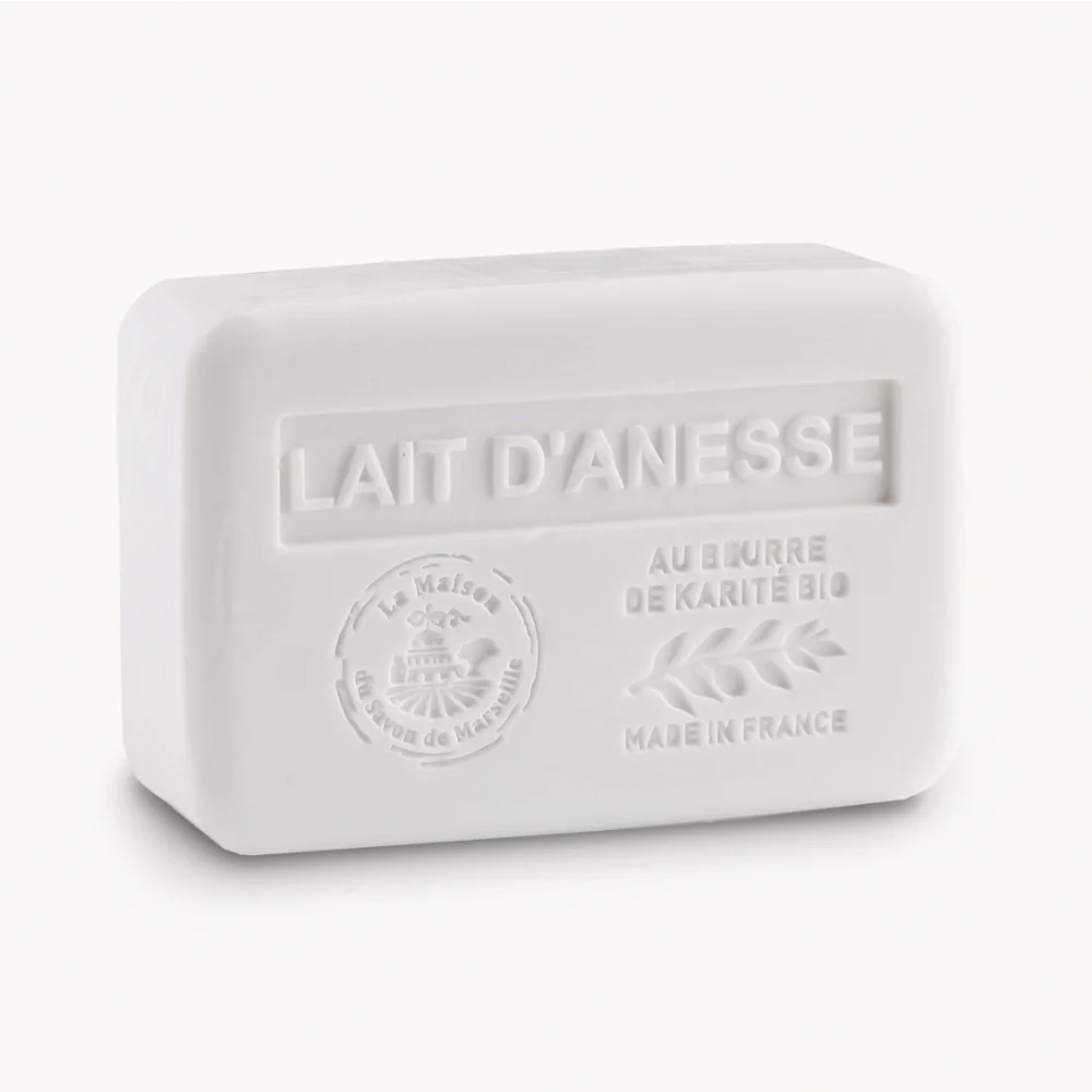 Savon solide parfumé au Lait d'Anesse – Au beurre de karité bio 250g