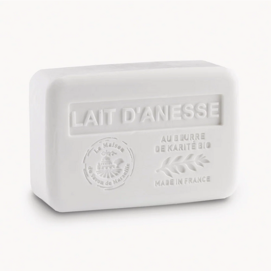 Savon solide parfumé au Lait d'Anesse – Au beurre de karité bio 250g