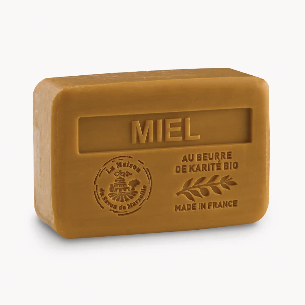 Savon solide parfumé au miel – Au beurre de karité bio 250g