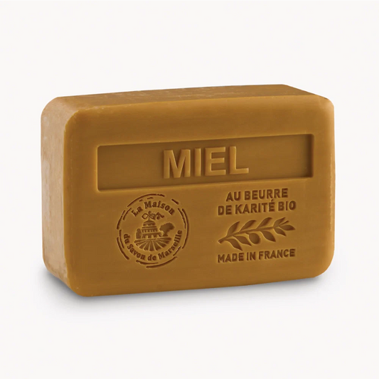 Savon solide parfumé au miel – Au beurre de karité bio 250g