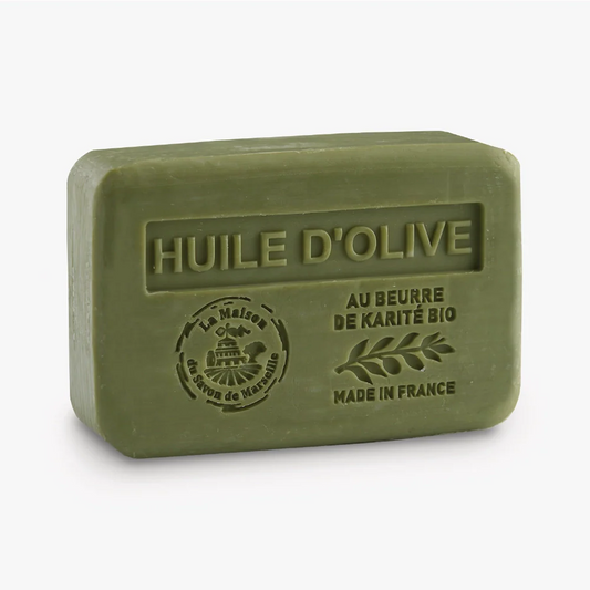 Savon solide parfumé à l'Huile d'Olive - Au beurre de karité bio 250g