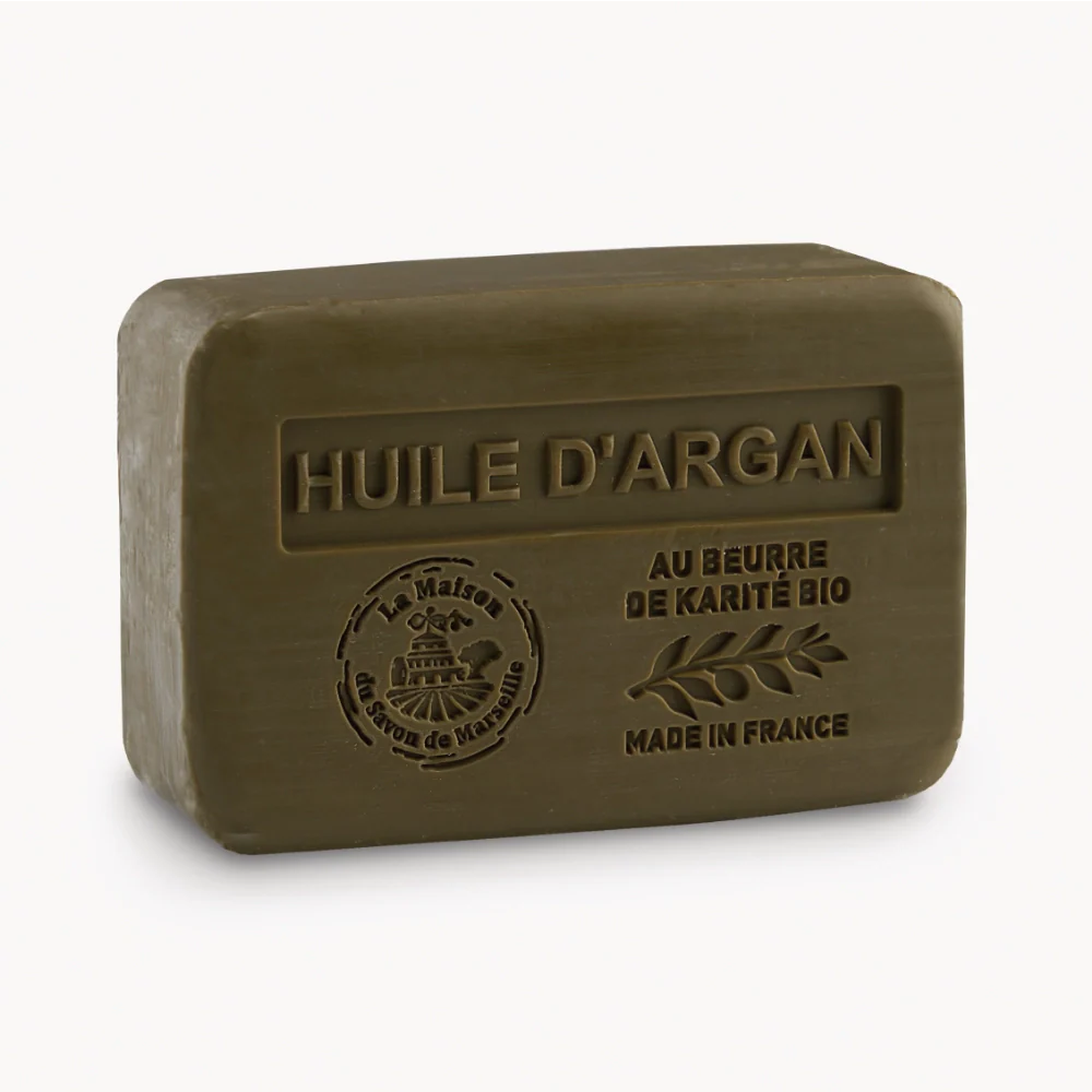 Savon solide parfumé à l'huile d'Argan – Au beurre de karité bio 250g