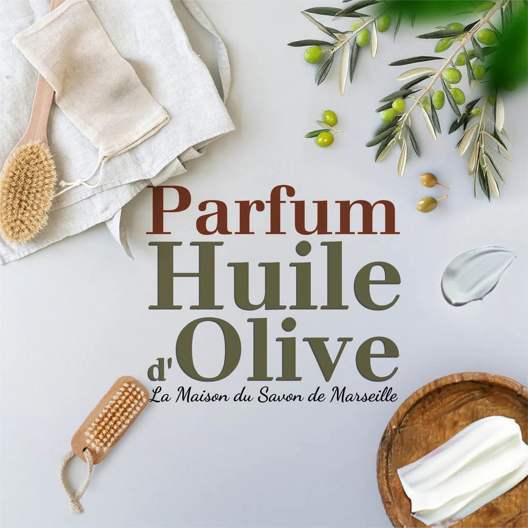 Savon solide parfumé à l'Huile d'Olive - Au beurre de karité bio 250g