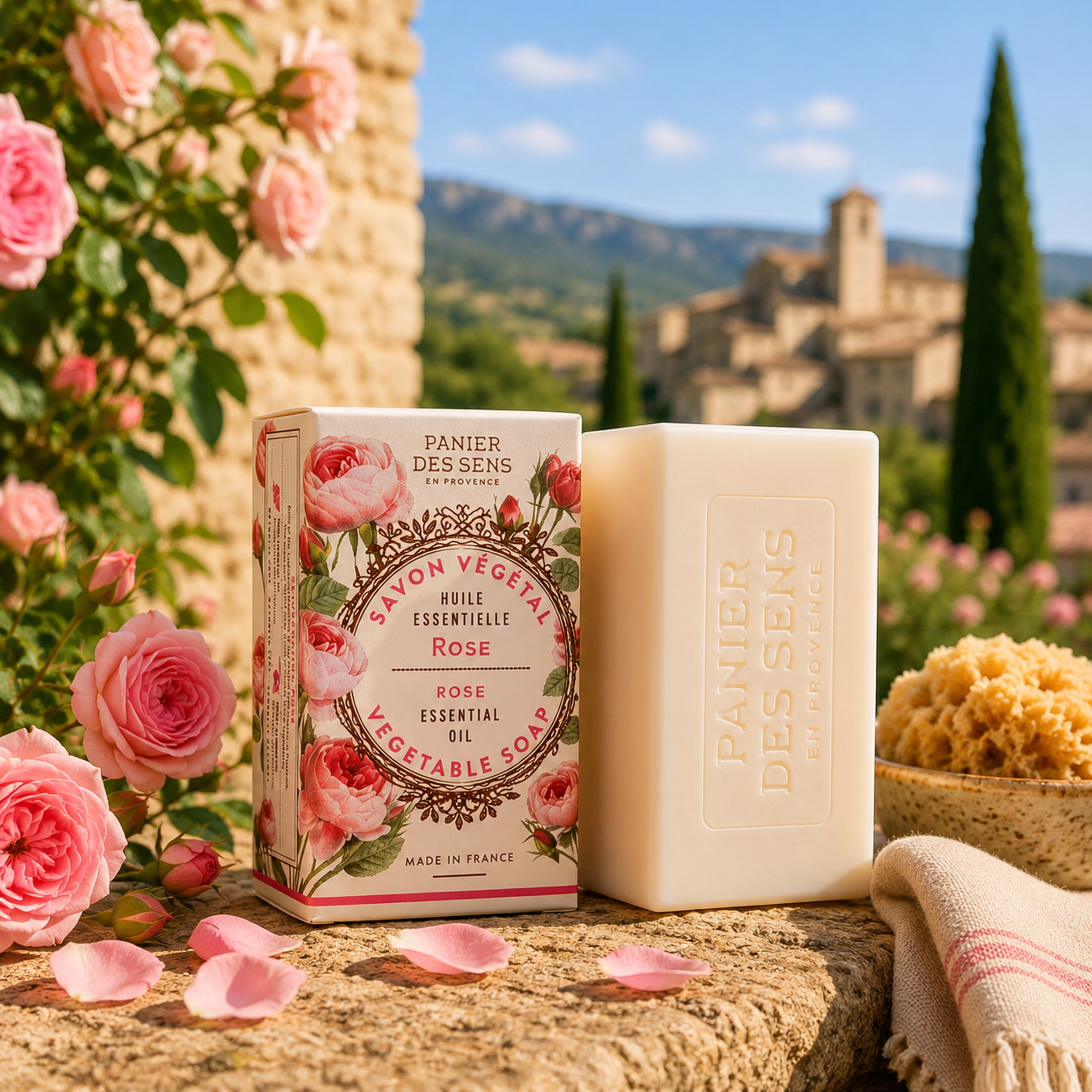 Solid plant-based soap - Bewitching Rose 150g