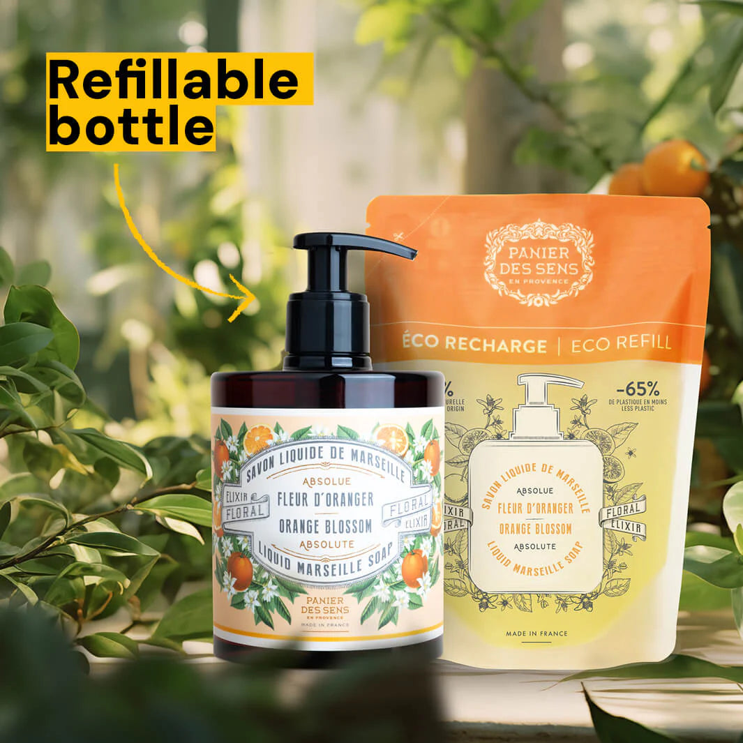 Savon liquide de Marseille - Fleur d'Oranger 500ml