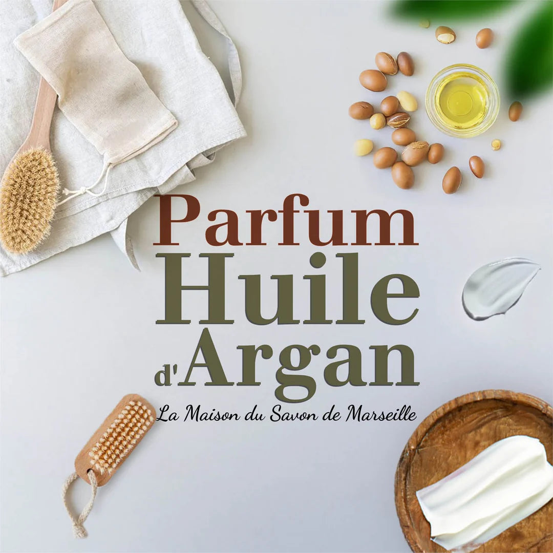 Savon solide parfumé à l'huile d'Argan – Au beurre de karité bio 250g
