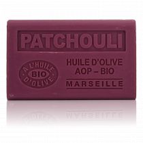 Savon à l'huile d'Olive Bio parfumé au Patchouli 125g