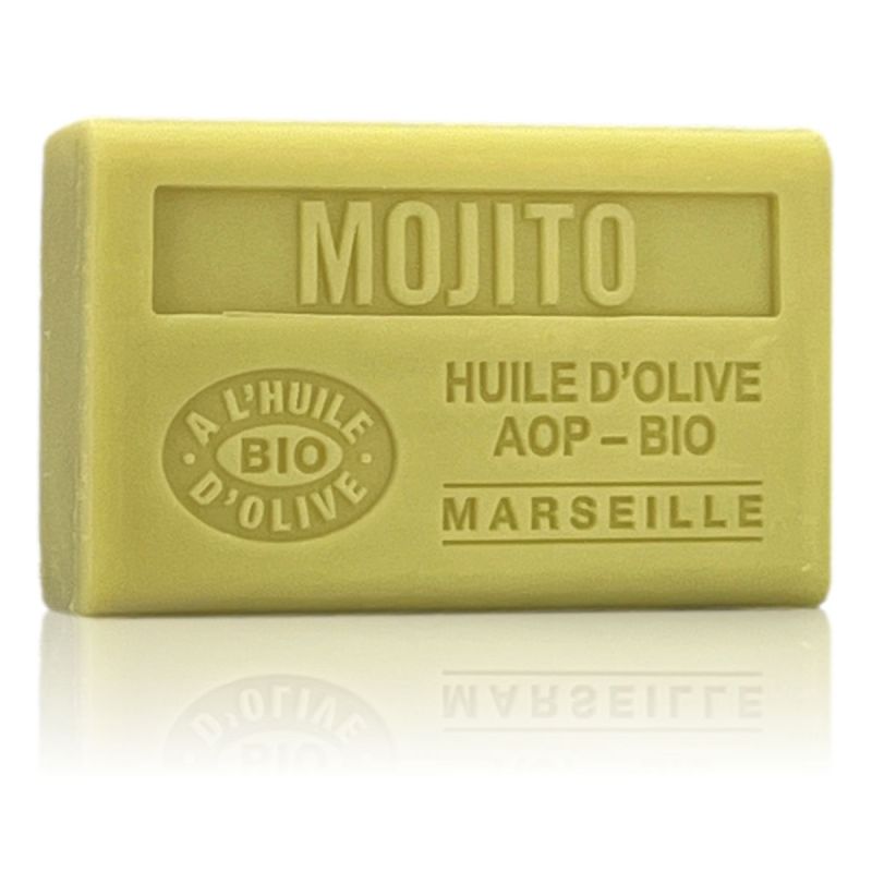 Savon à l'huile d'Olive Bio parfumé au Mojito 125g